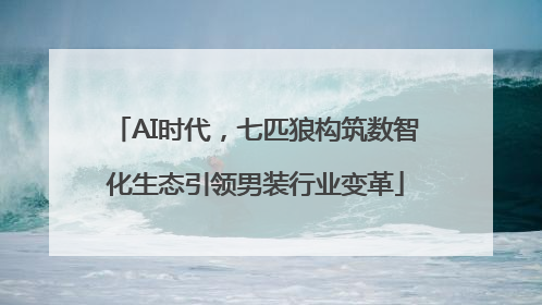 AI时代，七匹狼构筑数智化生态引领男装行业变革
